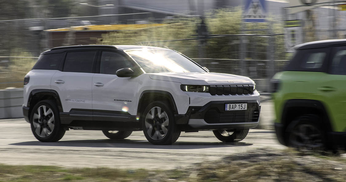 Nya Jeep Compass med tre olika drivlinor